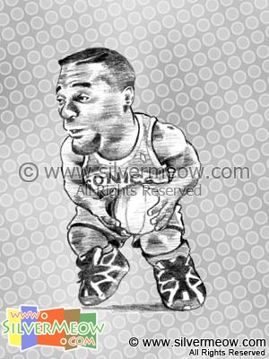 NBA 球星肖像漫画 - 肖恩坎普