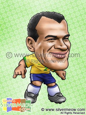 足球球星肖像漫画 - 卡福 (巴西)
