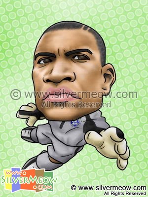 足球球星肖像漫画 - 迪达 (巴西)