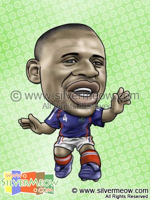 Soccer Player Caricature - Patrick Vieira (France)