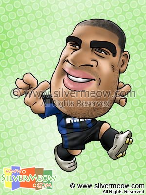 足球球星肖像漫畫 - 阿祖安奴 (國際米蘭)