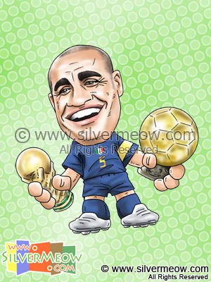 足球球星肖像漫画 - 卡纳瓦罗 (意大利)