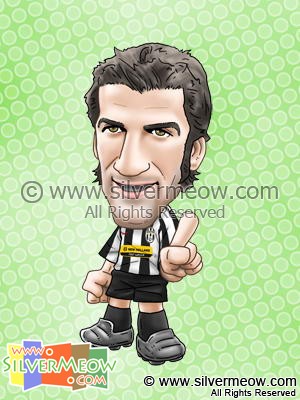 Soccer Player Caricature - Del Piero (Juventus)