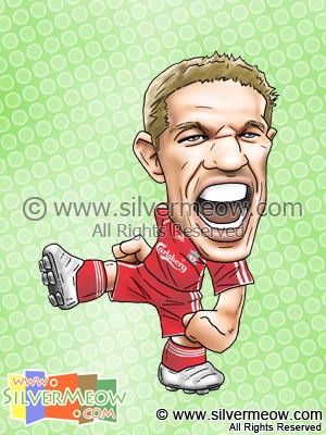 Soccer Player Caricature - Craig Bellamy (Liverpool)