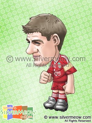 足球球星肖像漫畫 - 謝拉特 (利物浦)