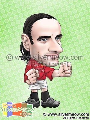 Soccer Player Caricature - Dimitar Berbatov (Manchester United)