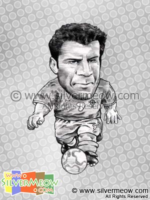 足球球星肖像漫畫 - 費高 (葡萄牙)