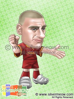Soccer Player Caricature - Daniele De Rossi (Roma)
