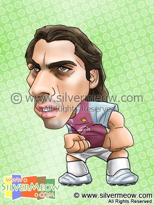 Soccer Player Caricature - Yossi Benayoun (West Ham)