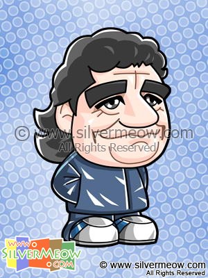 Soccer Toon - Diego Maradona (Argentina)