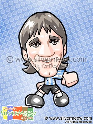 Soccer Toon - Lionel Messi (Argentina)