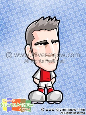 Q版球星漫畫造型 - 尹佩斯 (阿仙奴)