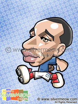 Soccer Toon - Thierry Henry (France)