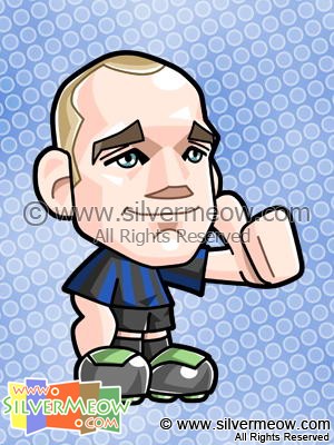 Soccer Toon - Wesley Sneijder (Inter Milan)