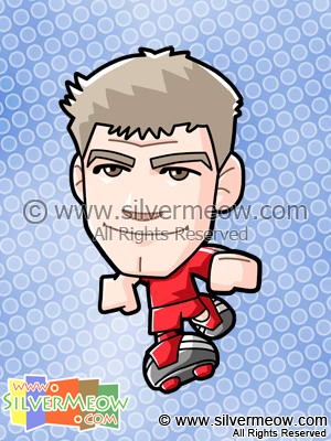 Soccer Toon - Steven Gerrard (Liverpool)