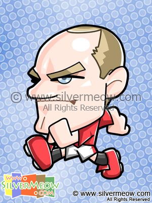 Soccer Toon - Wayne Rooney (Manchester United)