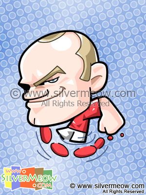 Soccer Toon - Wayne Rooney (Manchester United)