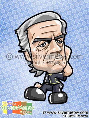 Soccer Toon - Jose Mourinho (Real Madrid)
